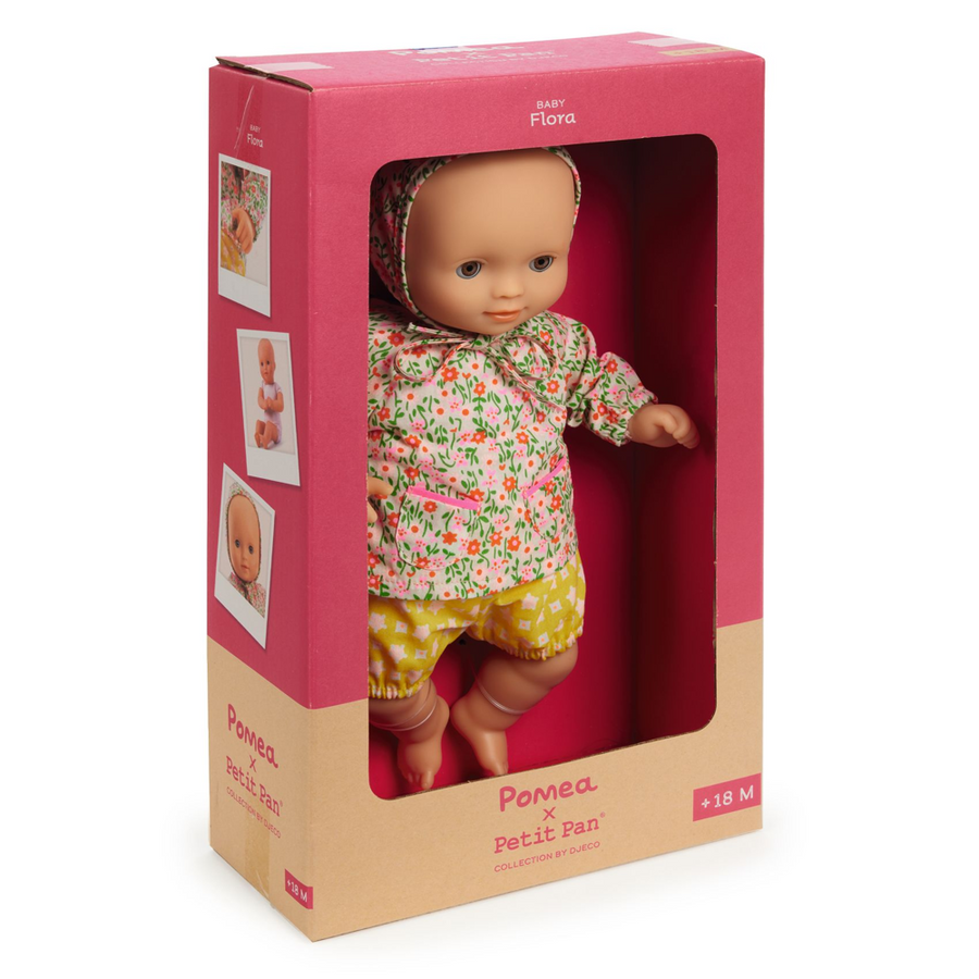 Djeco Pomea Collection - Baby Pomea Flora Brown Eyes DJ07751