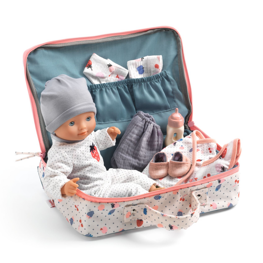 Djeco The Vanille Doll And Suitcase DJ07866