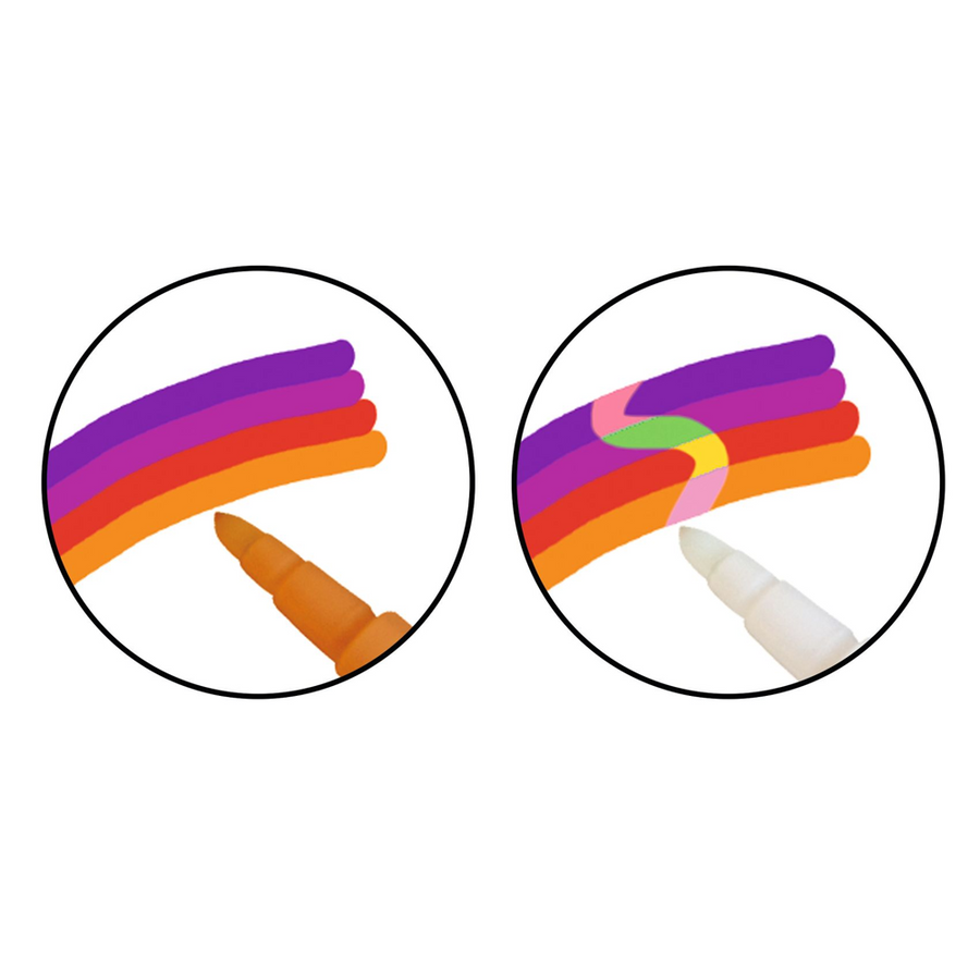 Djeco Colours For Little Ones - Felt-Tips 10 Magic Felt Tips DJ08827