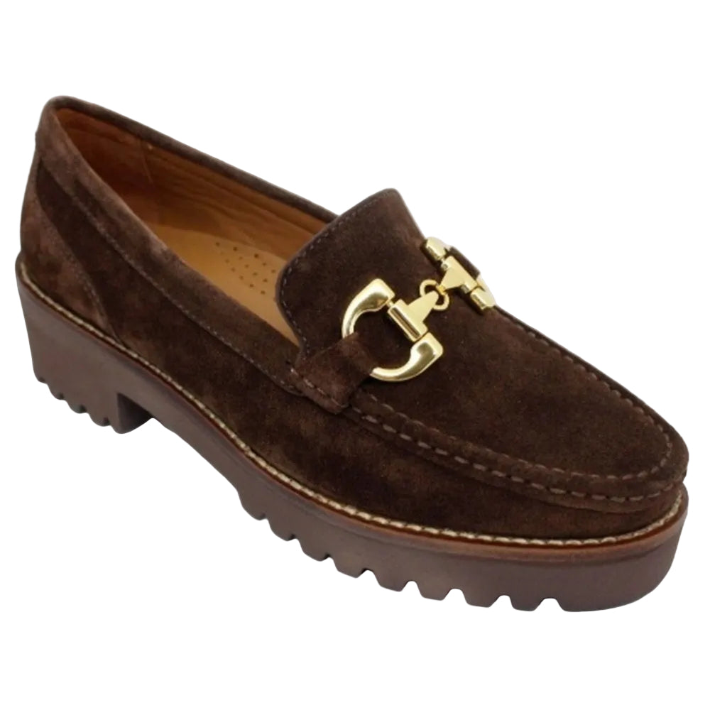 Maria Lya 50757-CAR Dorma Dark Brown Loafer