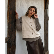 Chalk Demi Gilet - Cream