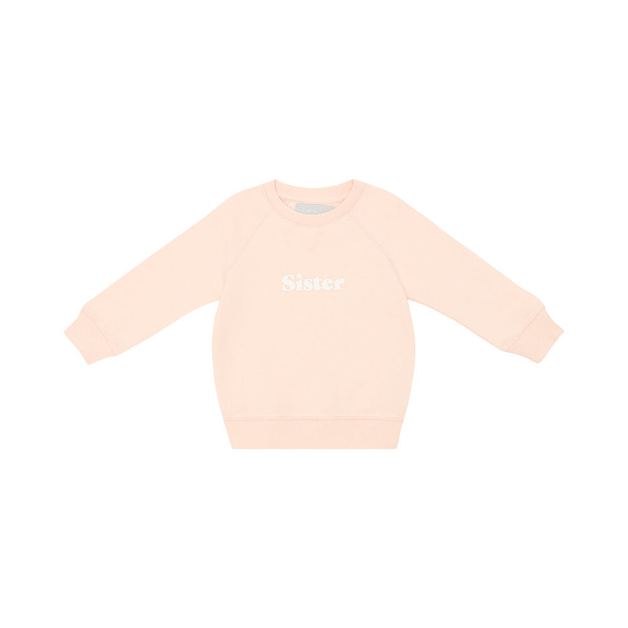 Bob and Blossom SISTER Sweatshirt swsh306 Powder Pink