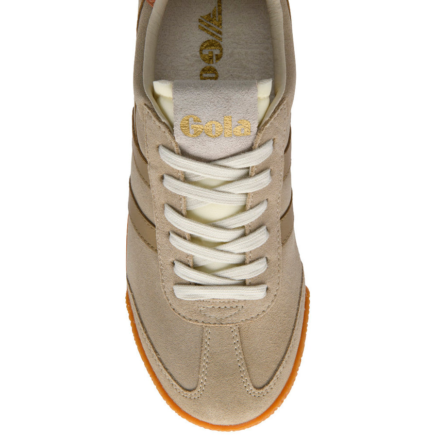 Gola Elan Bone/Light Caramel/Terracotta Womens Trainers