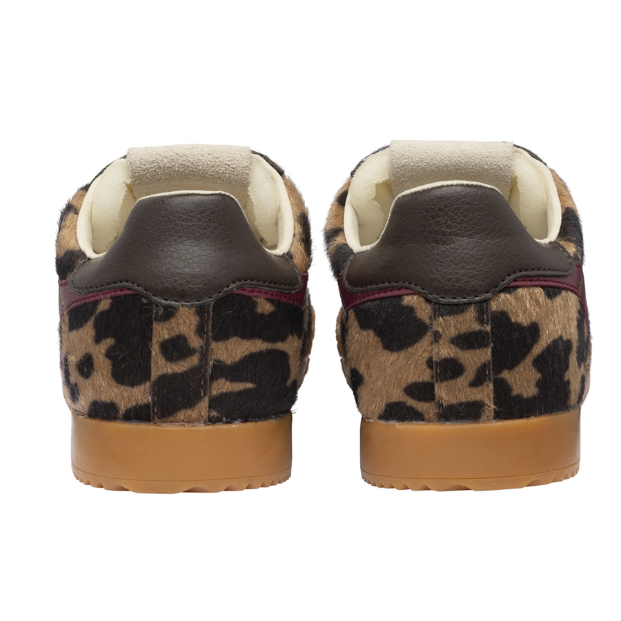 Gola Elan Savanna Tan Cow/Cerise/Mocha Womens Trainers