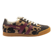 Gola Elan Savanna Tan Cow/Cerise/Mocha Womens Trainers