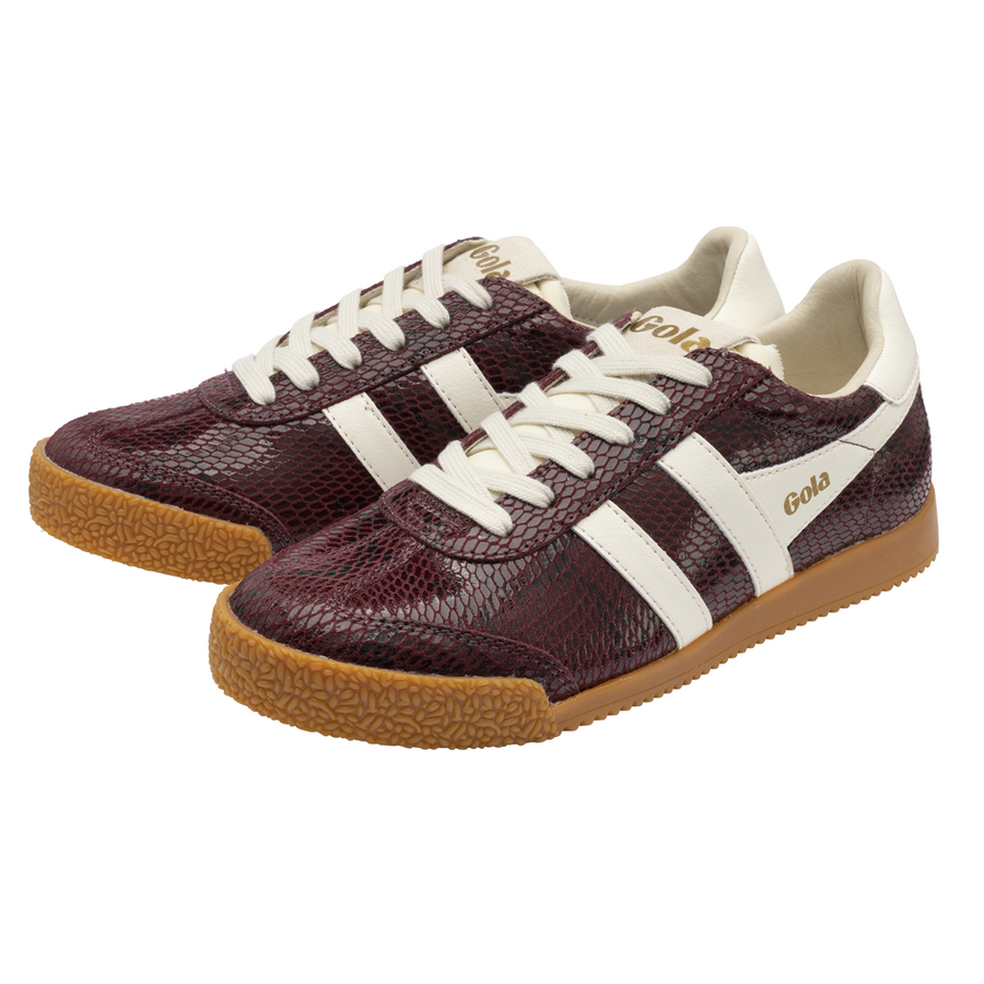 Gola Elan Serpent Windsor Wine/Off White  Womens Trainers