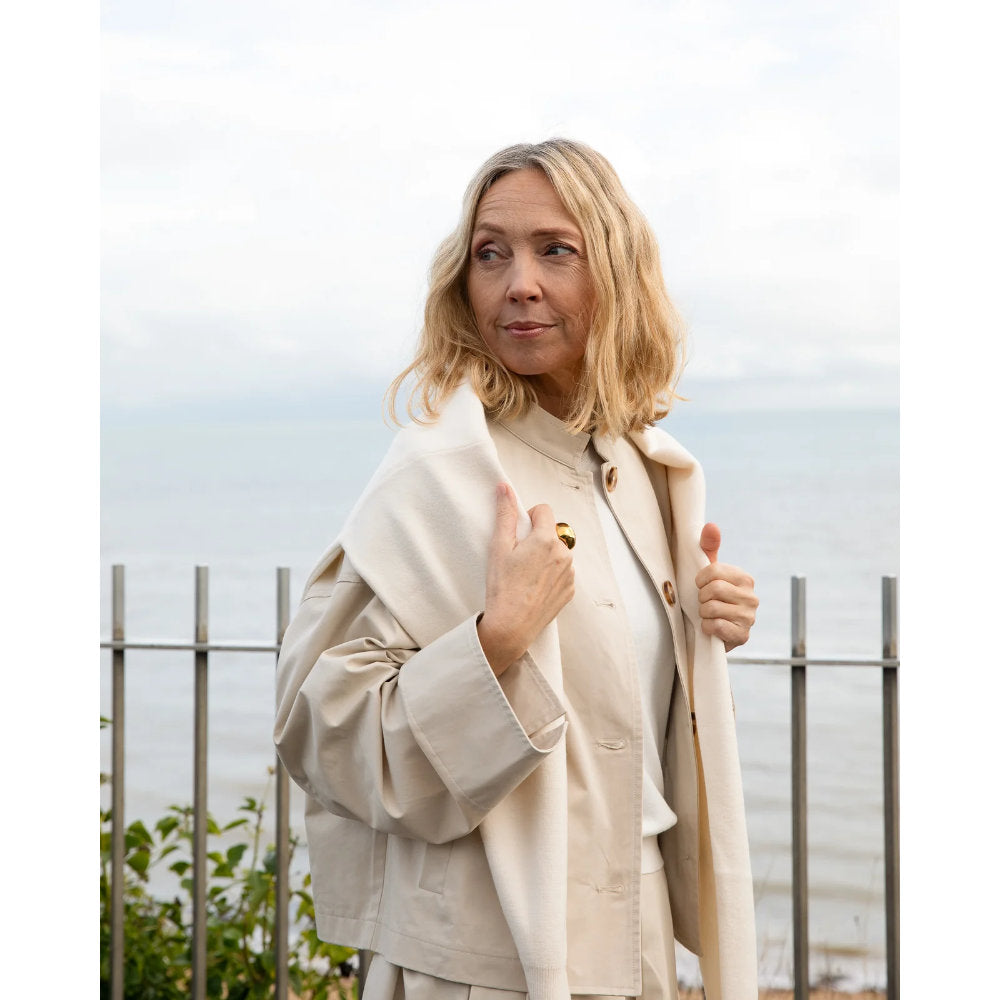 Chalk Eddie Jacket Cotton