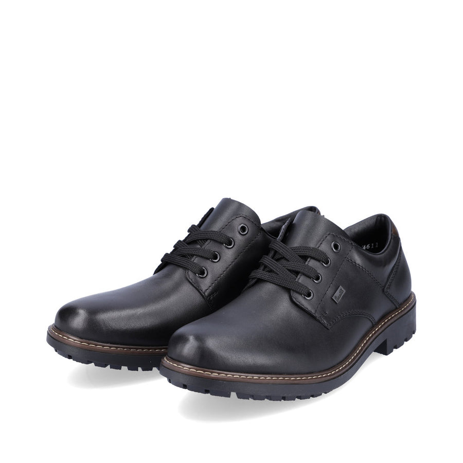 Rieker F4611-00 Mens Black Water Resistant Shoes