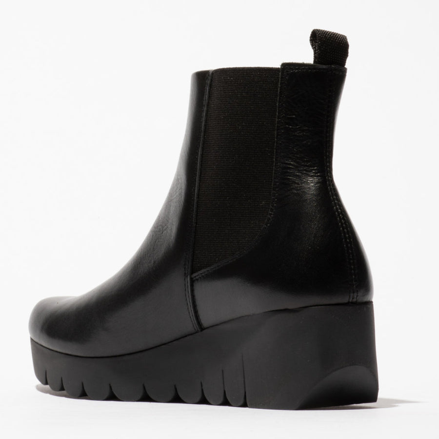 Fly London VAZE177FLY Black Ankle Boots