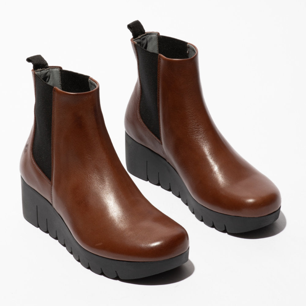 Fly London VAZE177FLY Brown Ankle Boots