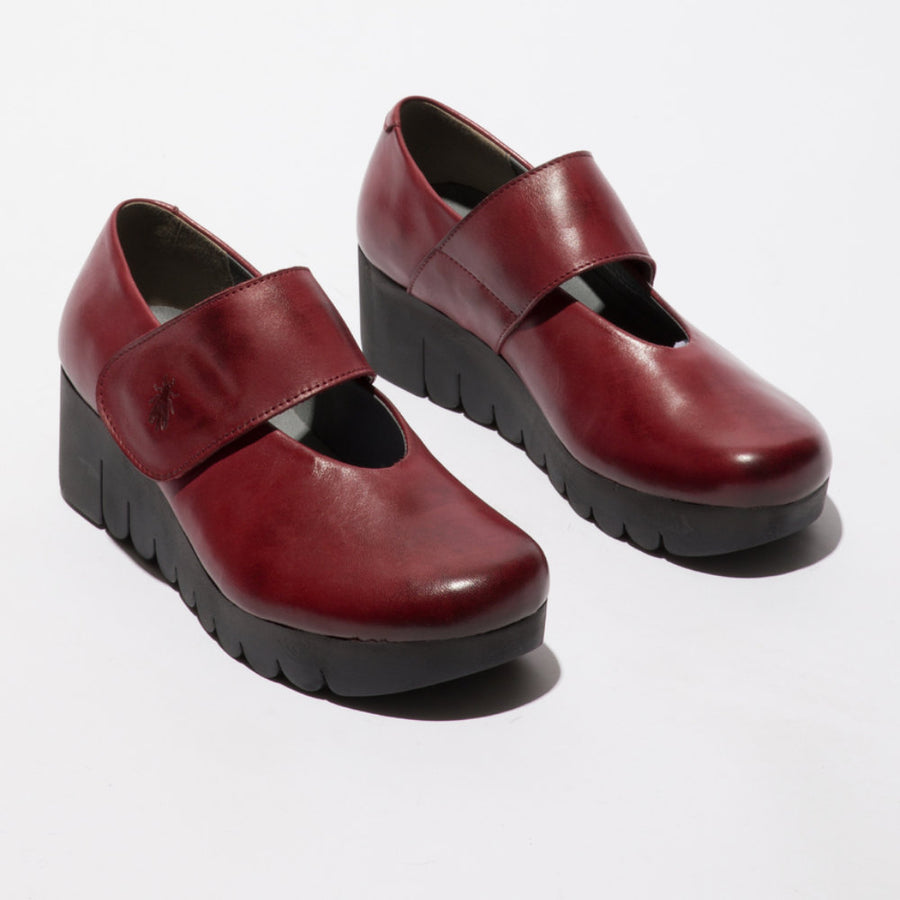 Fly London VARI188FLY Burgundy Shoes