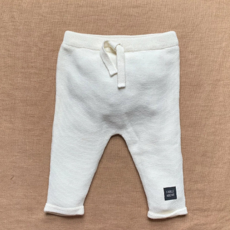 Fable & Bear Fable Knit Joggers H19-14 Cream
