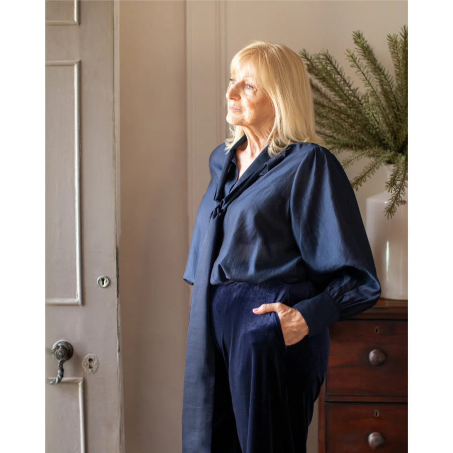 Chalk Frances Shirt - Navy