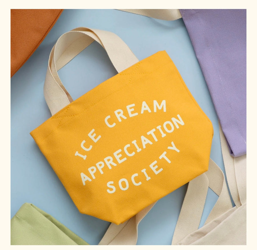 Alphabet Bags Sunshine Yellow - Little Canvas Bag