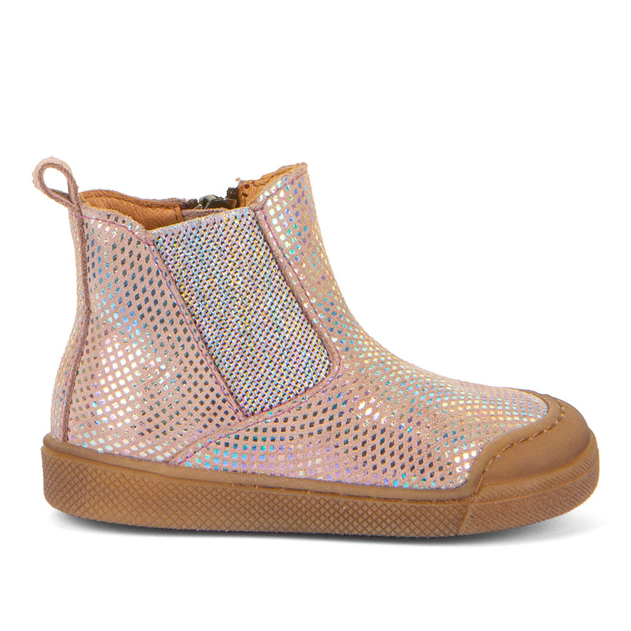 Froddo G2160080-4 Pink Shine Leather Zip up Boots