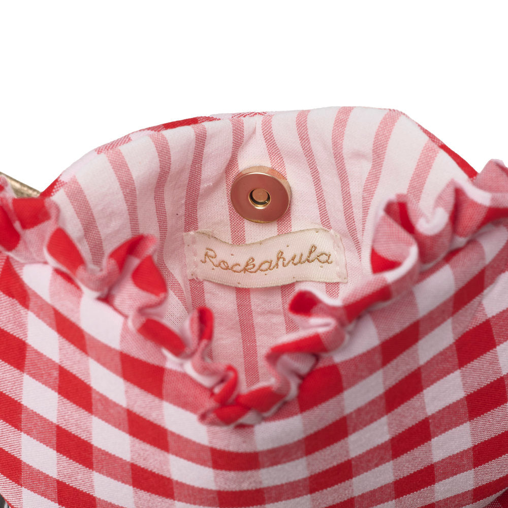 Rockahula Gingham Ruffle Love Heart Bag - G2589R