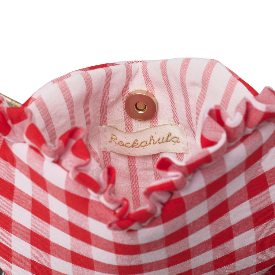 Rockahula Gingham Ruffle Love Heart Bag - G2589R