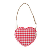 Rockahula Gingham Ruffle Love Heart Bag - G2589R