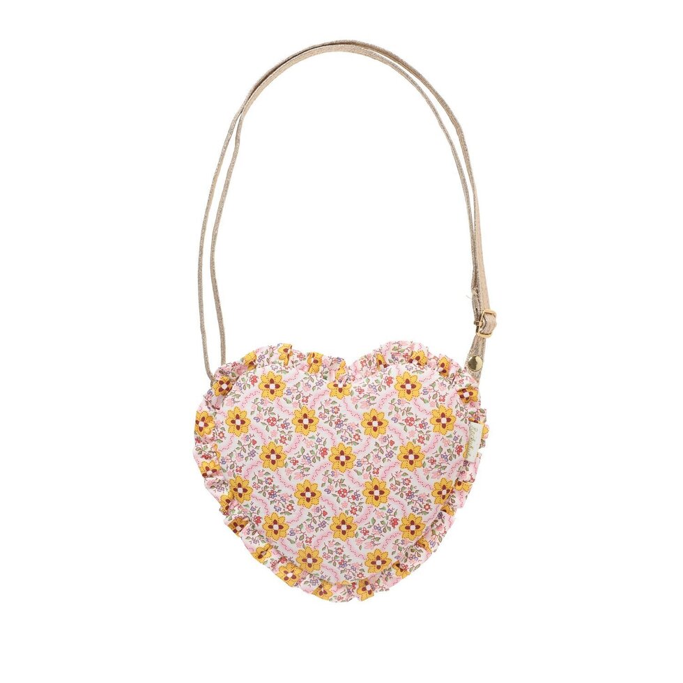Rockahula Cottage Floral Ruffle Heart Bag G2601M