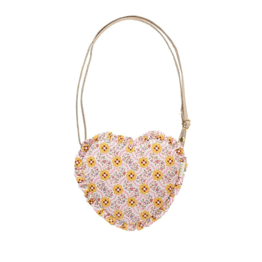 Rockahula Cottage Floral Ruffle Heart Bag G2601M