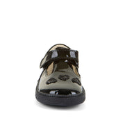 Froddo BAREFOOT Loop Sandra G3140197-1 Black Patent School Shoes