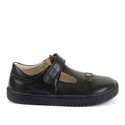 Froddo BAREFOOT Loop Sandra G3140197 Black School Shoes