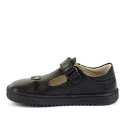 Froddo BAREFOOT Loop Sandra G3140197 Black School Shoes