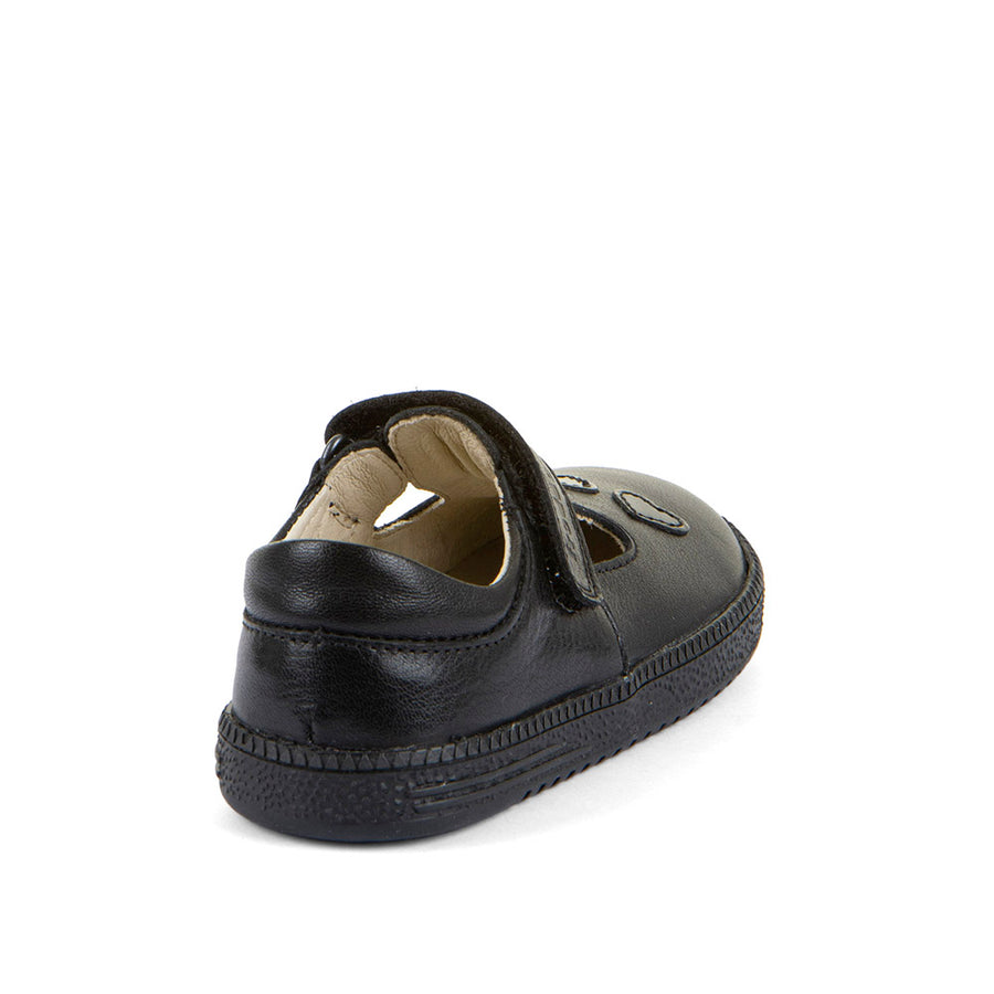 Froddo BAREFOOT Loop Sandra G3140197 Black School Shoes