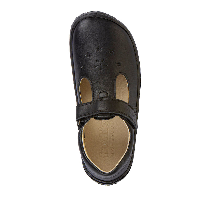 Froddo BAREFOOT Nina T G3140199 Black School Shoes