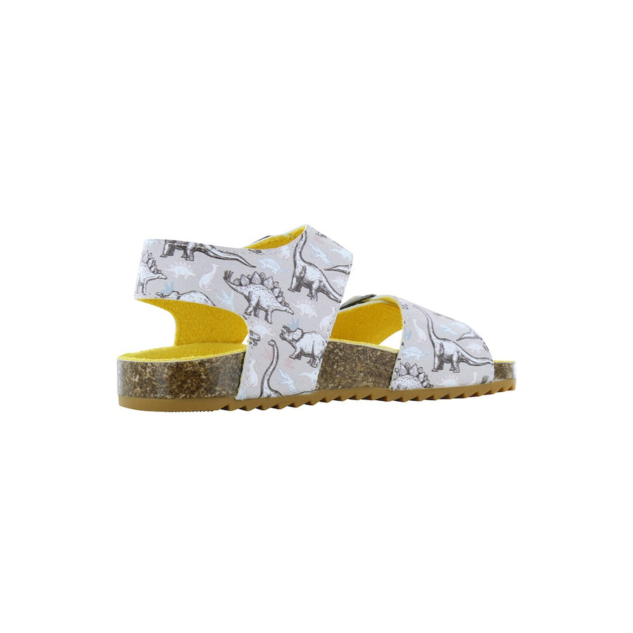 Go Bananas GB26SSANDAL-D Beige Dino Sandals