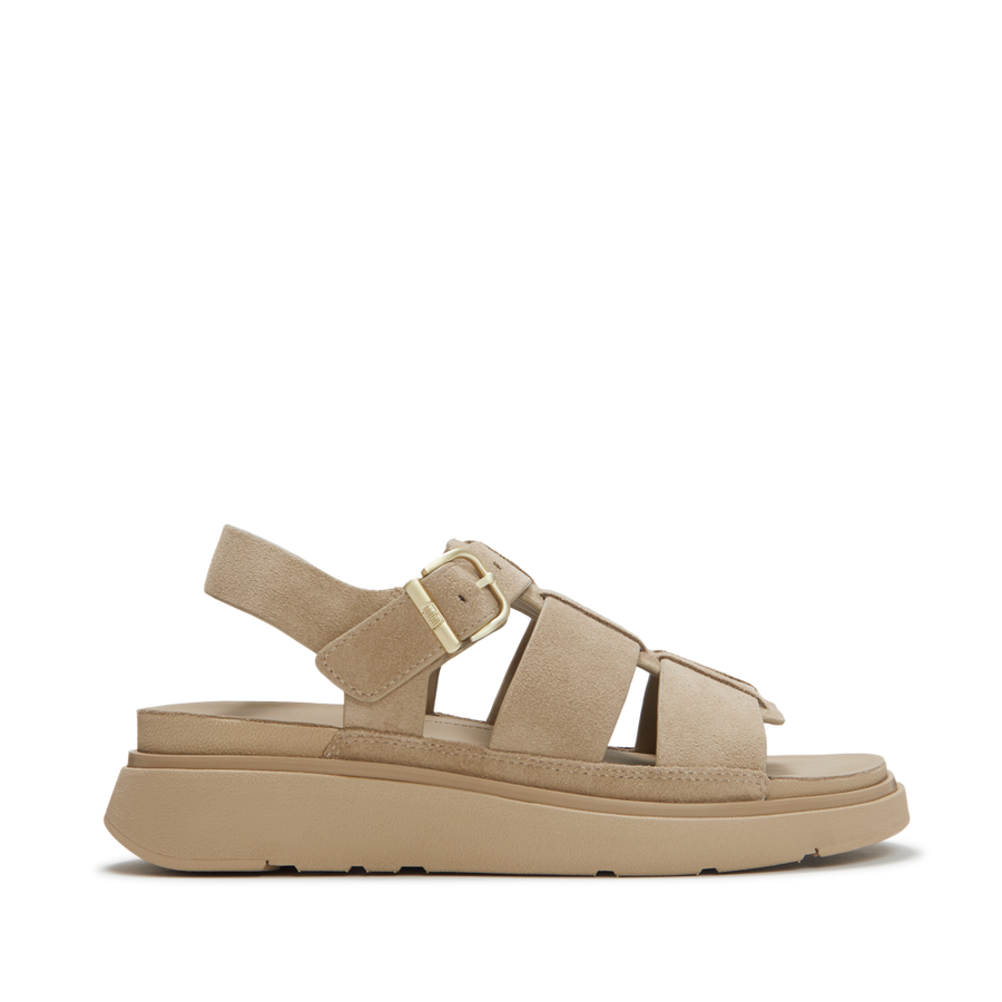 FitFlop A3T-923 Cappuccino Gen-Ff Suede Fisherman Sandals