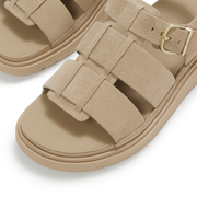 FitFlop A3T-923 Cappuccino Gen-Ff Suede Fisherman Sandals