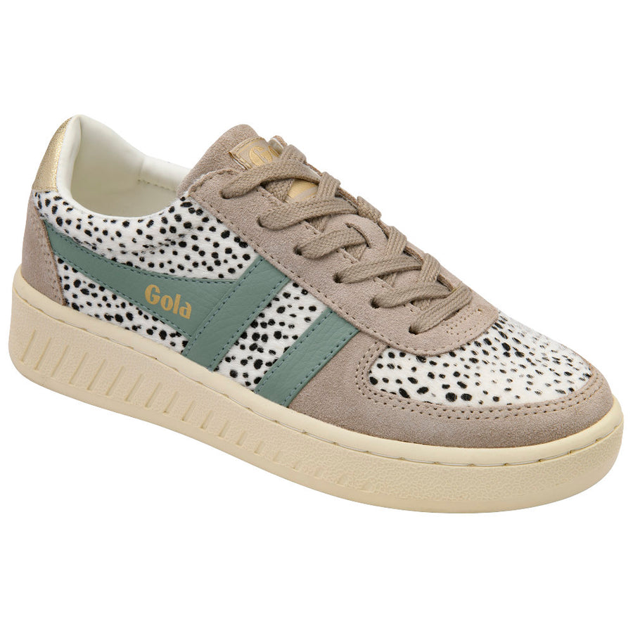 Gola Grandslam Savanna Cheetah/Feather Grey/Green Mist Womens Trainers