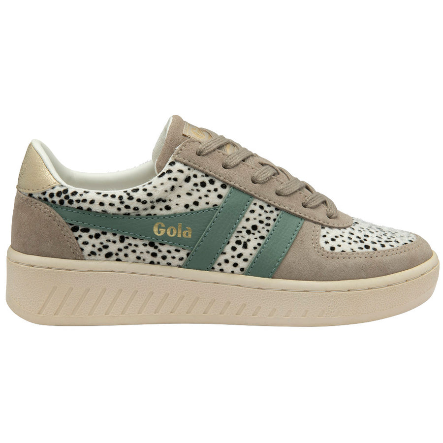 Gola Grandslam Savanna Cheetah/Feather Grey/Green Mist Womens Trainers