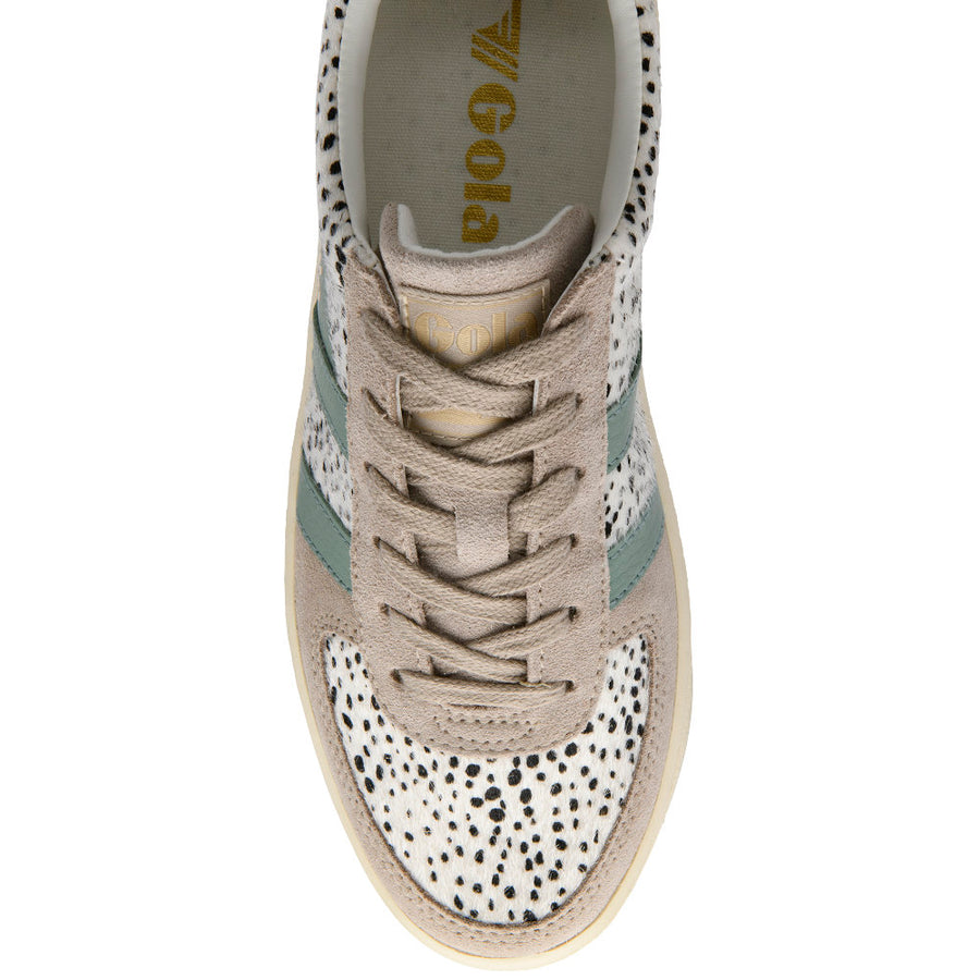 Gola Grandslam Savanna Cheetah/Feather Grey/Green Mist Womens Trainers