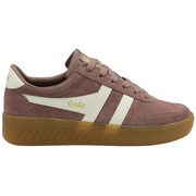 Gola Grandslam Suede Brownrose/Off White/Gum Womens Trainers