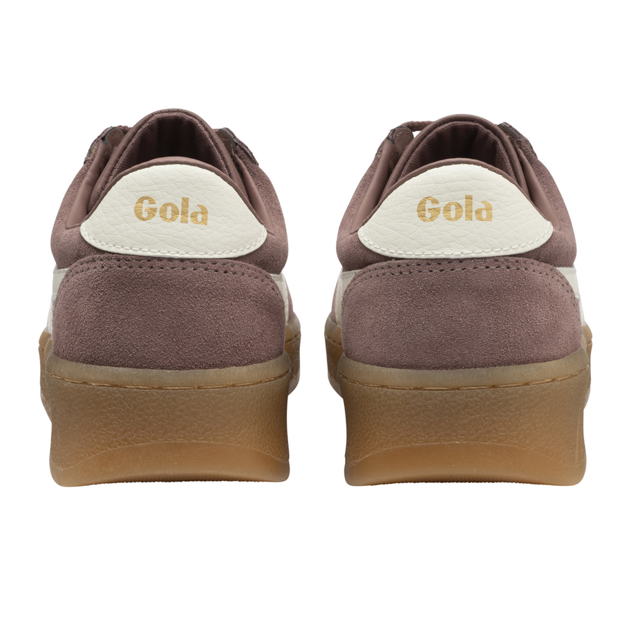 Gola Grandslam Suede Brownrose/Off White/Gum Womens Trainers