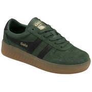 Gola Womens Grandslam Suede Evergreen/Black/Gum Womens Trainers
