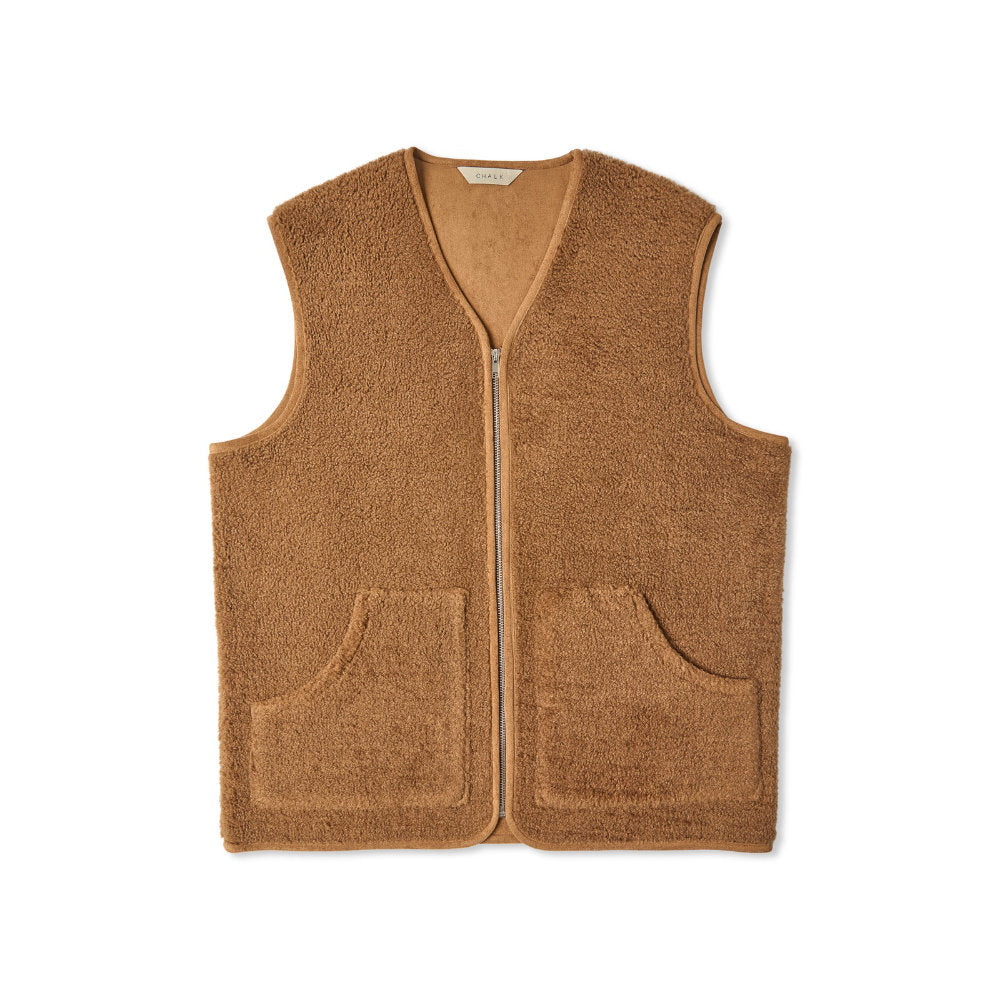 Chalk Gareth Gilet - Tobacco