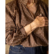 Chalk Greta Shirt - Spot Brown