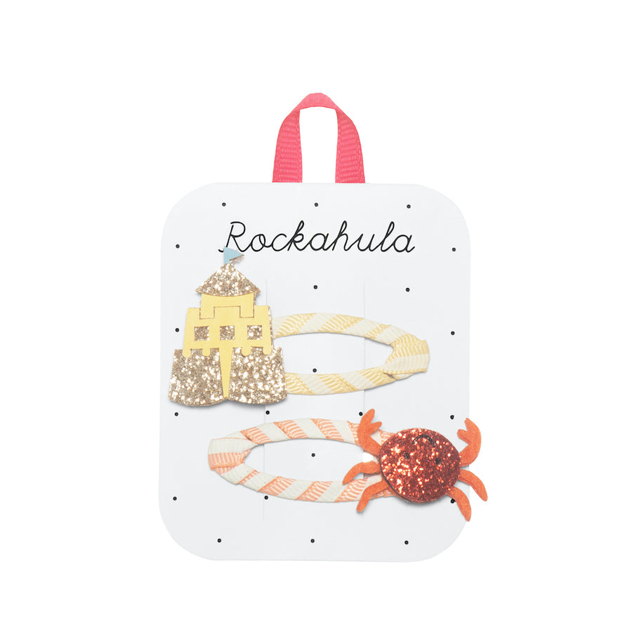Rockahula Beach Fun Clips (Sandcastle And Crab) H2327M