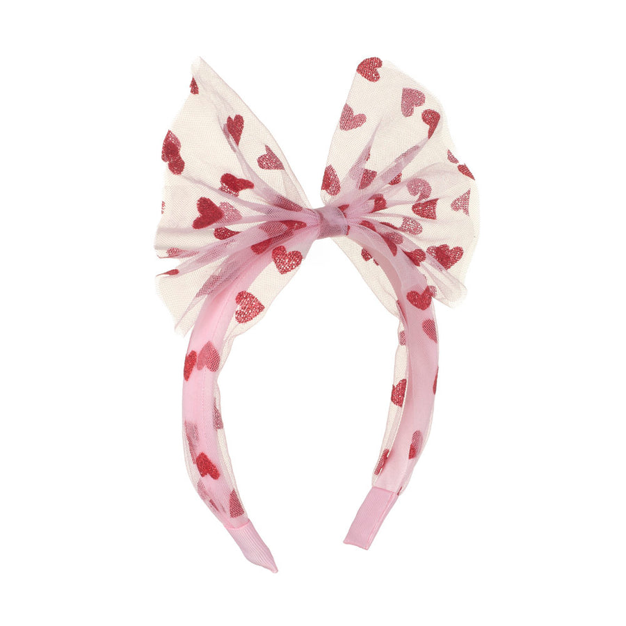 Rockahula Sweet Hearts Tulle Headband - H2505P