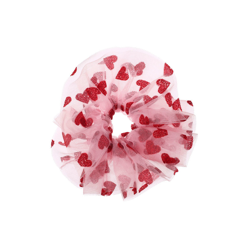 Rockahula Sweet Hearts Tulle Scrunchie - H2506P