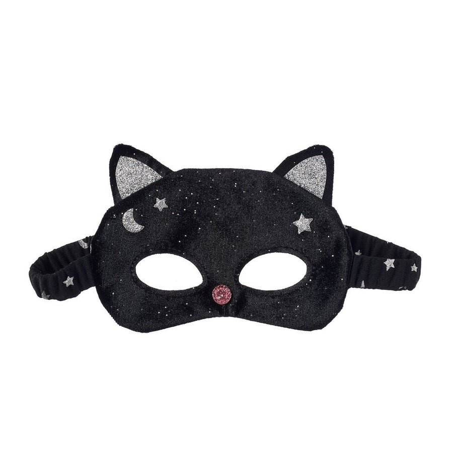 Rockahula Velvet Black Cat Mask (3-10 Years) HAL463