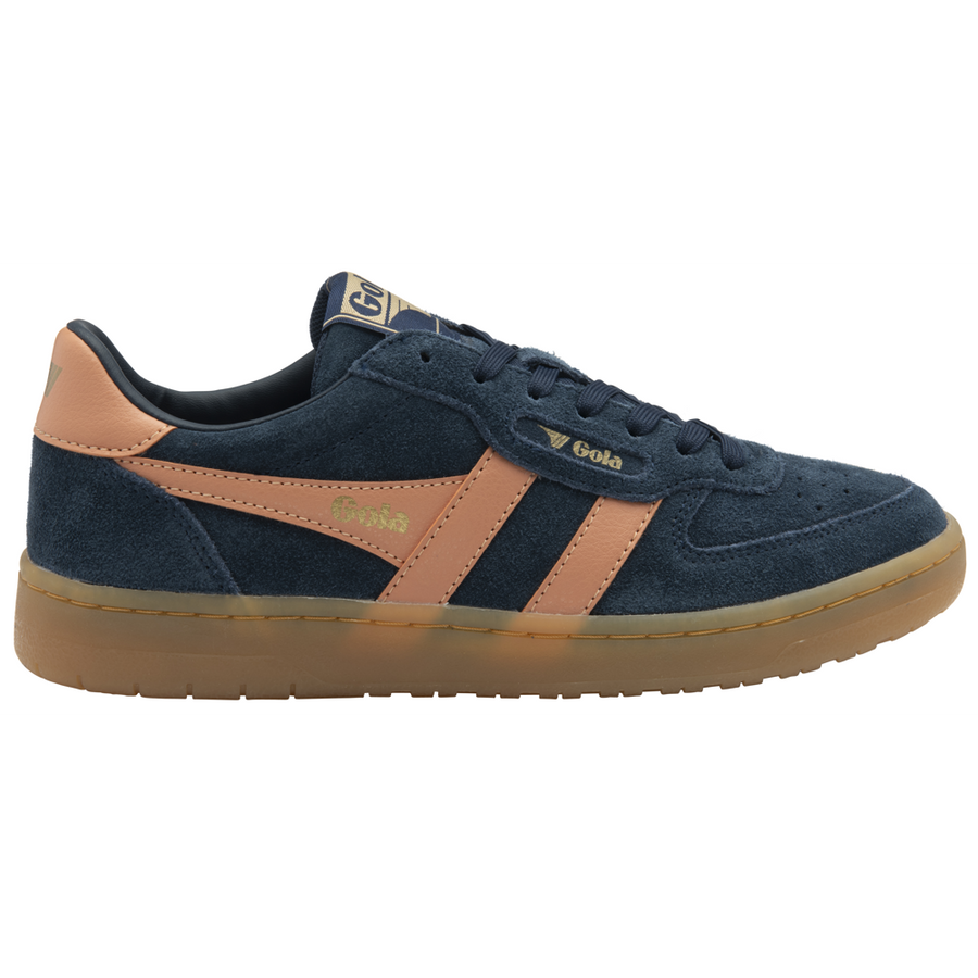 Gola Hawk Suede '86 Navy/Terracotta/Gum Womens Trainers