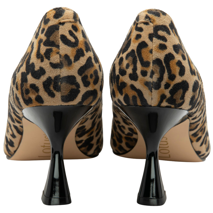 Lotus Henley Leopard Suede Shoes