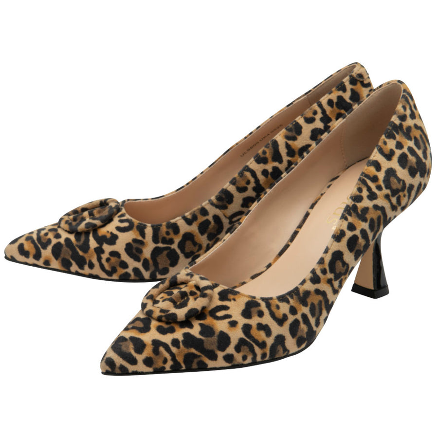 Lotus Henley Leopard Suede Shoes