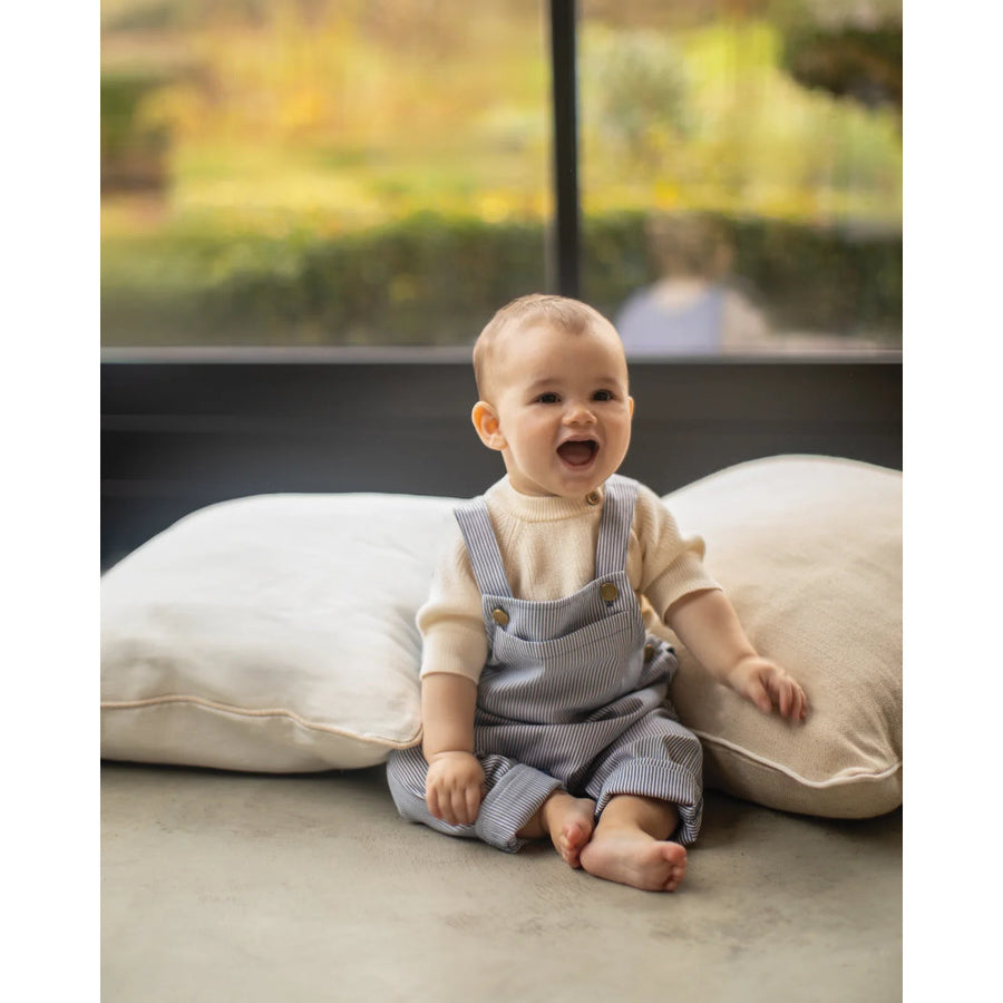 Chalk Hatchling Stripe Jumpsuit - Blue