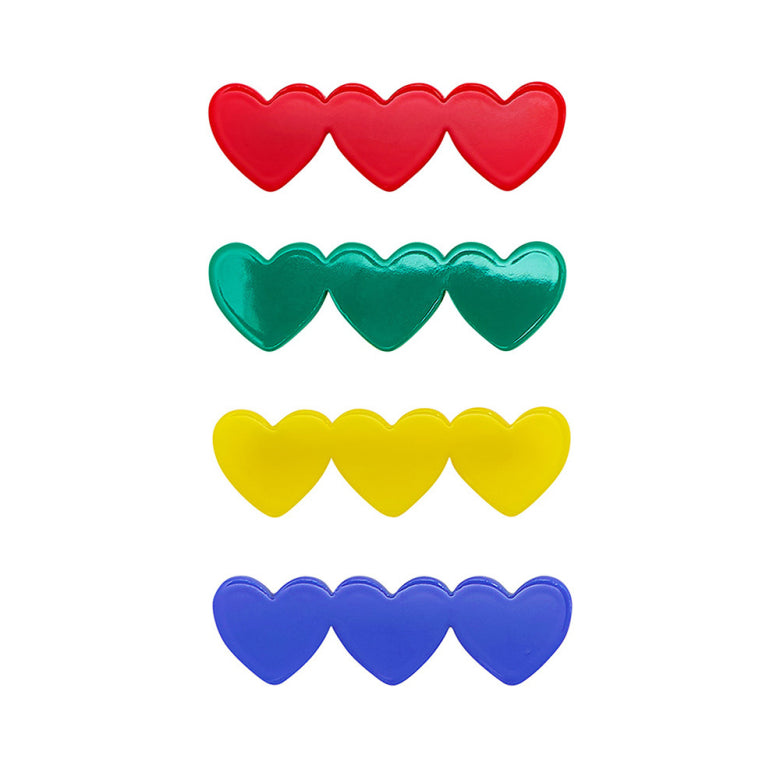Mimi & Lula Heart Acetate Clips - 182085-23