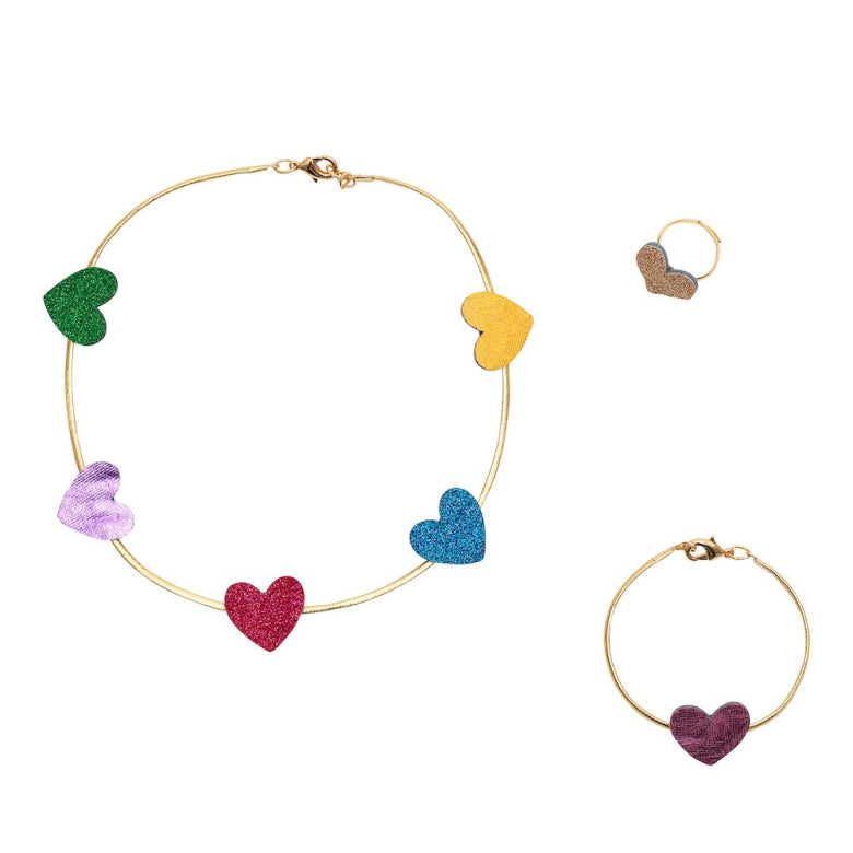 Mimi & Lula Heart Jewellery Set 178002-38